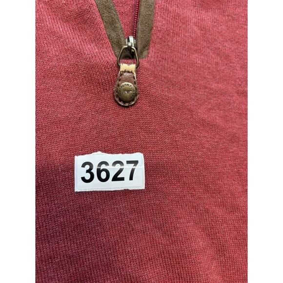 Southern Point‎ Co Sweater Mens size XL Hayward Pullover 1/4 Zip Golf Red preppy - Picture 6 of 6